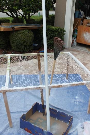 Large Elevator tube from bellcrank to rear of plane.