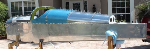 I stopped myself from clamping on the wings and tail feathers.  Thats going too far.