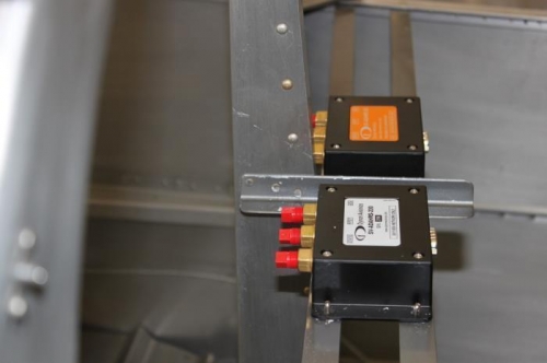 Cut, drilled, primed, painted, installed support angles.