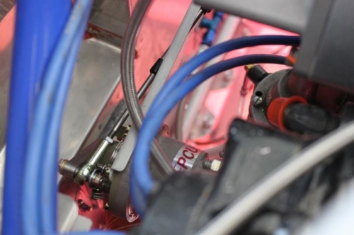 Lever bolt can be mounted from the rear, avoiding a nasty job otherwise.