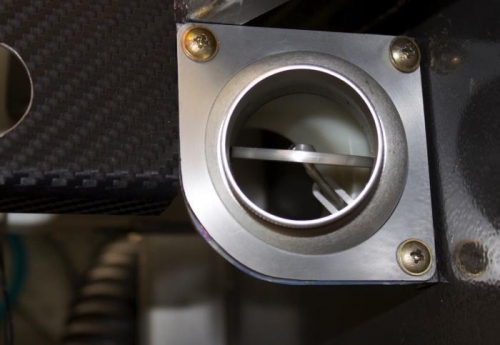 Vent mounted in place.  Very nice fit.