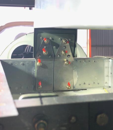 Torqued AN3s to 33 in lbs.