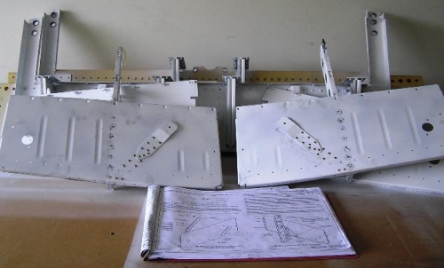 Left and Right Outboard Set Rib Subassembly Completed As Per Plan