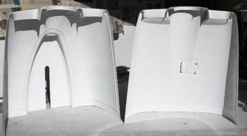 Interior of Cowls with High Heat Resistane Paint