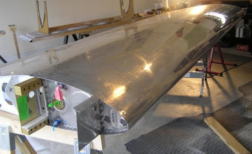 Fuel Tank Attached to Main Spar