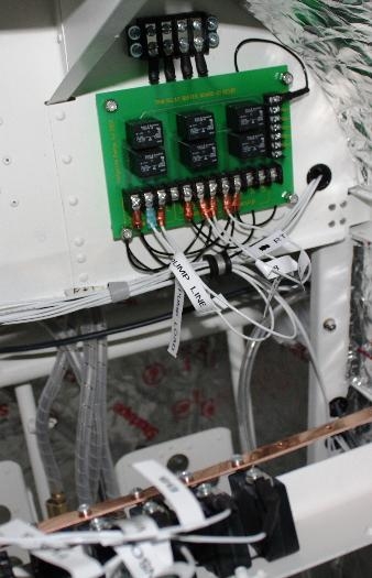 Relay Buffer Board for the Flaps and Electric Fuel Pump Switches