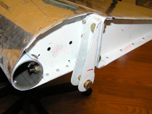 Bracket Attached to the Aileron