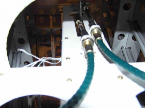 Electric Trim Tab Cables on the F1014 Top Deck