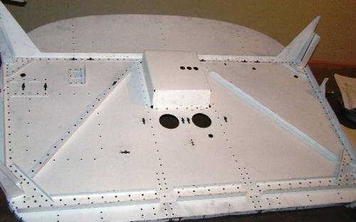 Aft side of the Completed Firewall