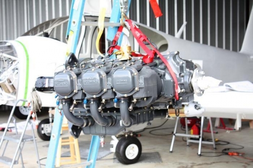 X-10 Aircraft Propulsion Unit or Zero TIme Rebuilt IO-540 A1D5 Ready for the Engine Mounting