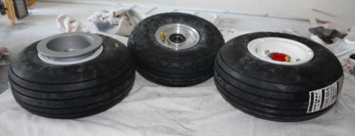 Another View of the Completed X-10  Tires