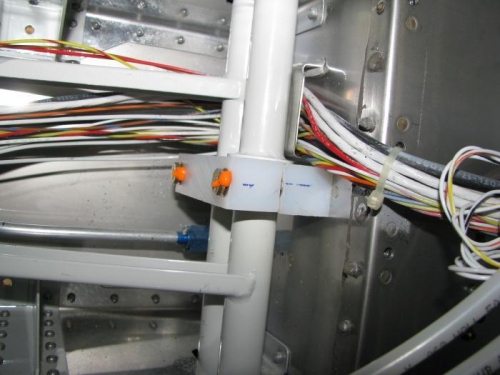 Tightened Bolts on Rudder Pedal Assy