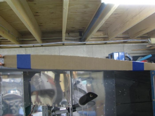 Cardboard on Canopy Deck