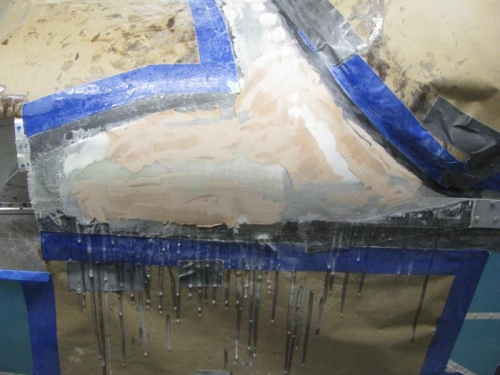 Rough Sanded Bondo Left Side