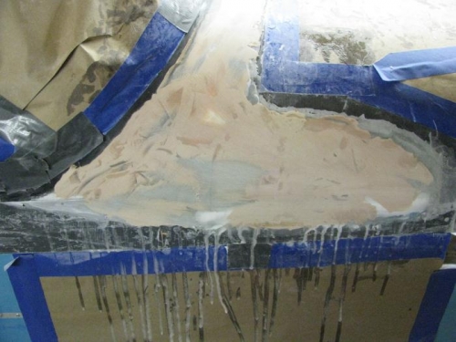 Rough Sanded Bondo Right Side