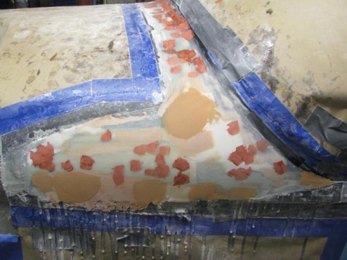 Spotted More Low Spots and Pin Holes Left Side