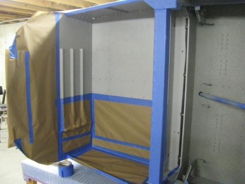 Baggage Area Masked Off