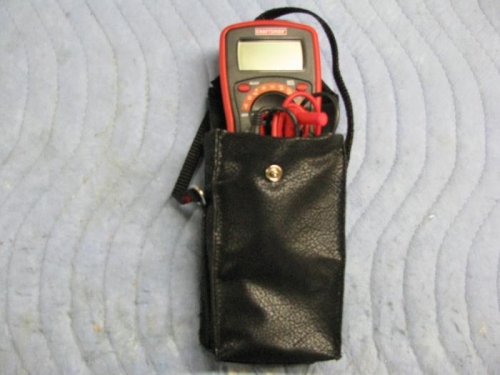 Craftsman Multimeter. Carrying Case Made by My Wife.