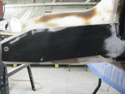 Micro Added to Fill Low Spots - Right Side. Light Areas On The Frame Are Where Resin Was Cleaned Off