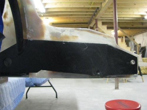 Micro Added to Fill Low Spot - Left Side