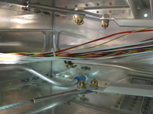 Rudder Cable Links Installed