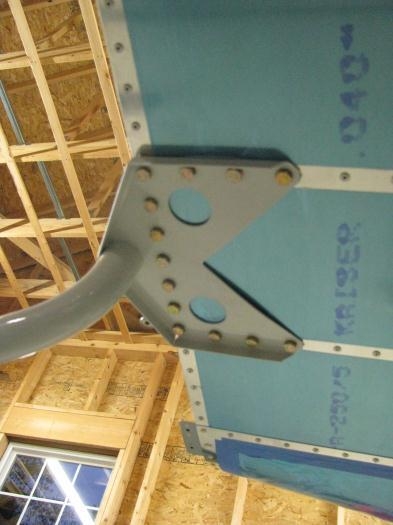 Nose Gear attached to Fuselage