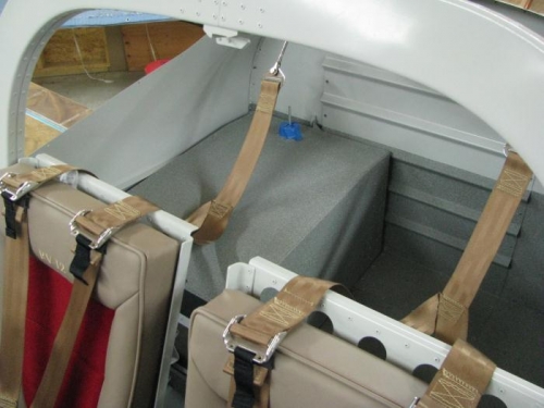 Fuel Tank and Baggage Corrugation Installed