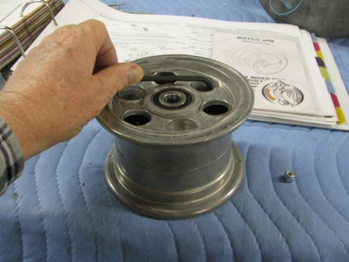 Unbolting the Nose Wheel