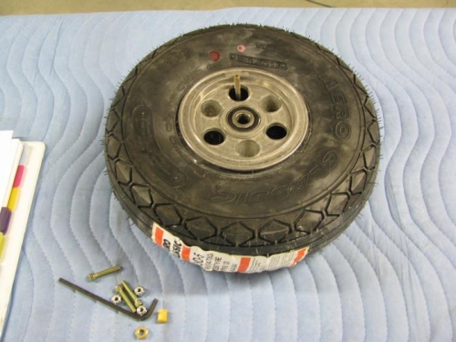 Assembling Nose Wheel