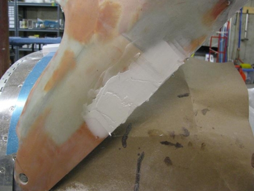 Micro Added to Repair on Left Canopy Arm