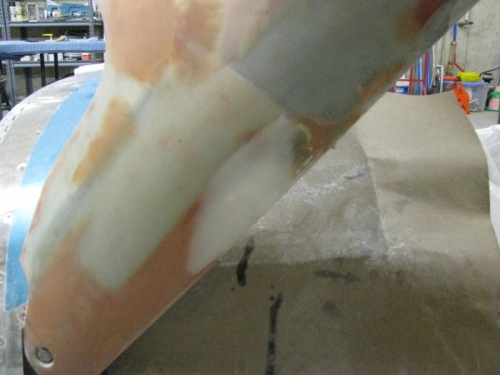 Micro on Repair Area Sanded