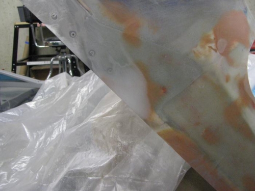 Micro Sanded on Right Canopy Arm