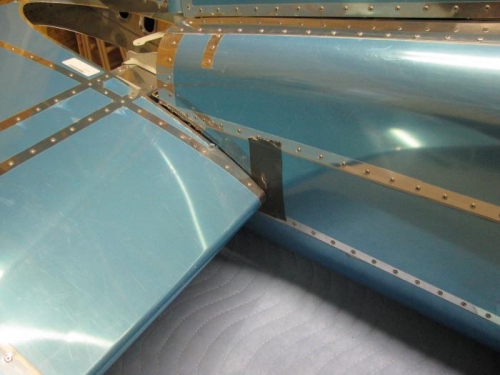 Duct Tape Used to protect the Tailcone Skin