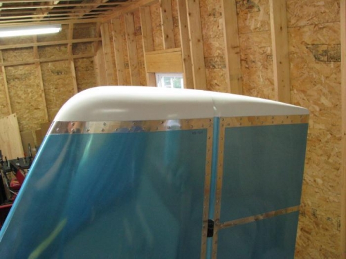 V-Stab Tip and Rudder Fairings Installed