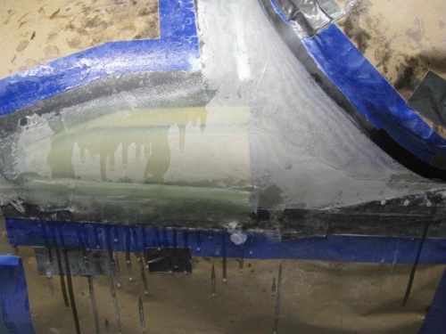 Added Layups Top, Bottom and Aft on Left Side