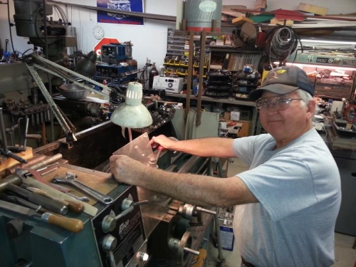 Chuck Stephenson in His Shop