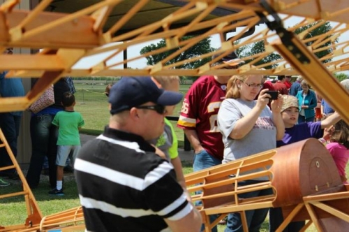 It Drew a Crowd Most of the Day