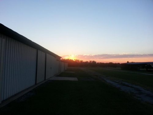 Some of the Best Sunsets are at the Airport