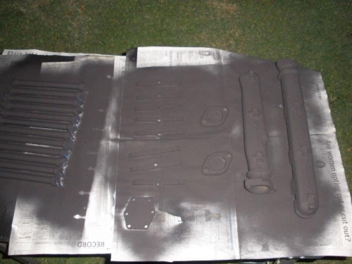 Freshly Painted Parts