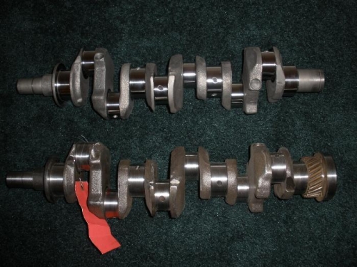 Rework (top) Original Broken Shaft (bottom)