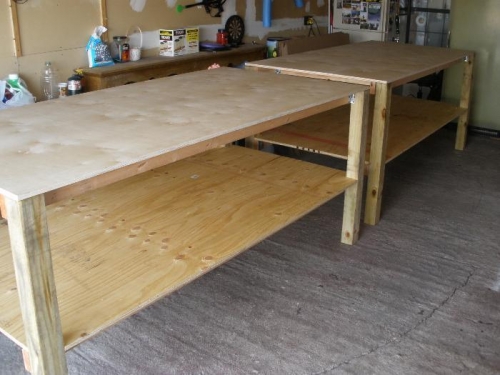 4'x8' work benches