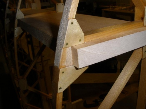 Wedge Fills Gap Between Spar and Rib