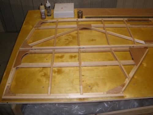 Left Elevator attached to Horizontal Stab