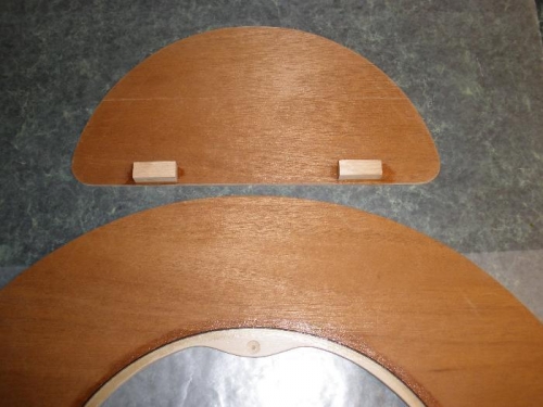 Inside of Door with Hinge Blocks