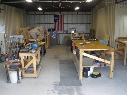 Central Area with Assemblies Stored in Back