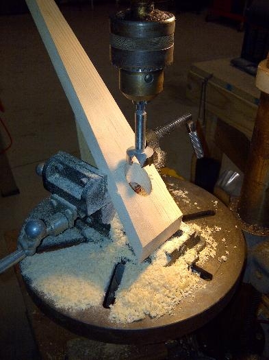 Boring Hole for Handle