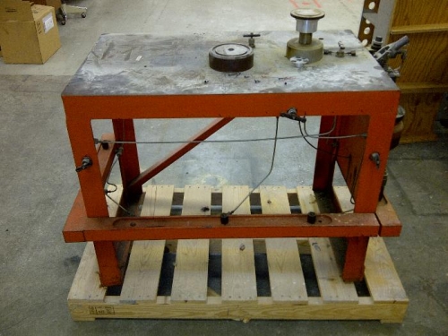 Valves and piston were removed.