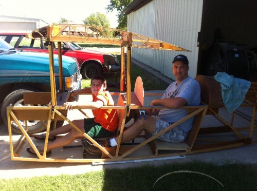 Trying it on for size.