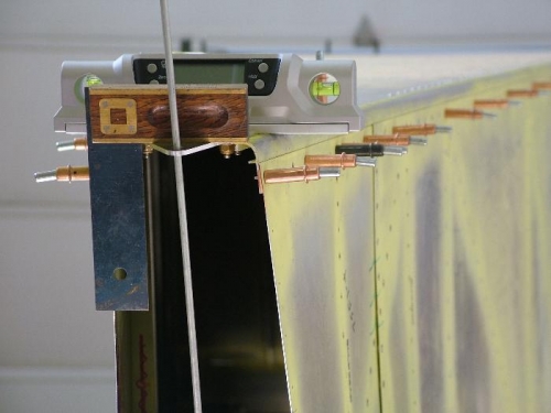 Level top, offset to left