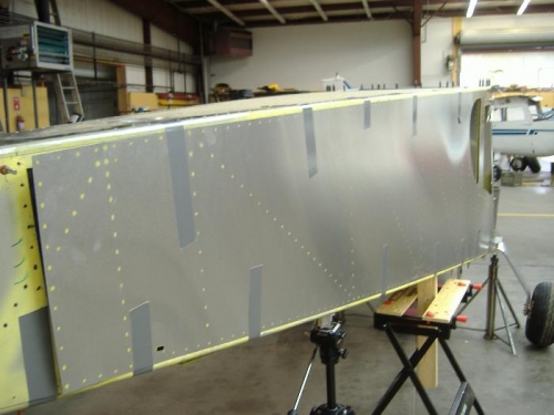 New skin held in place